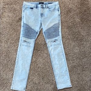 Pacsun Moto jeans w distressing